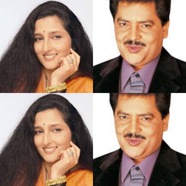 Udit Narayan & Anuradha Paudwal