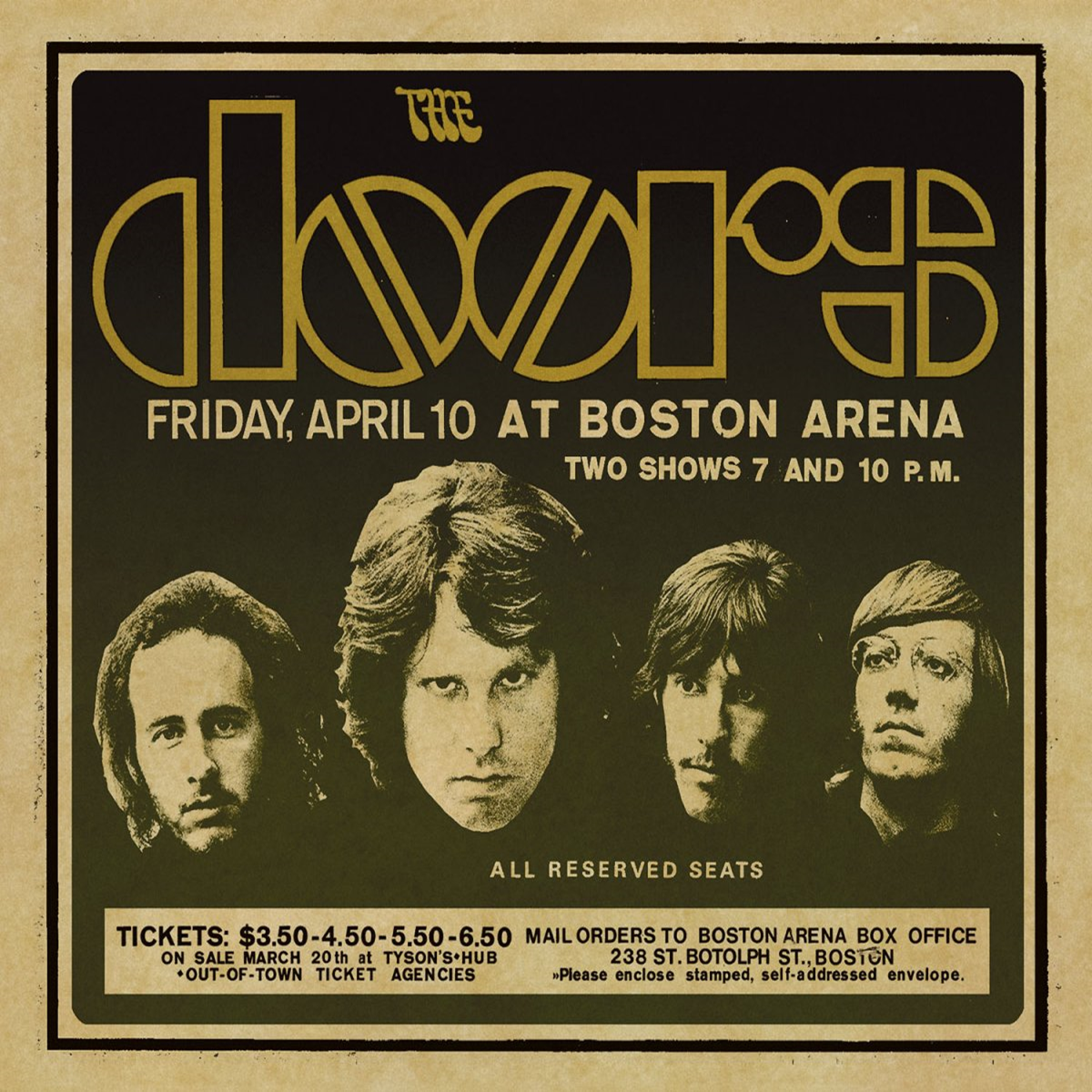 Friday April 10 At Boston Arena The Doors — Listen and discover music