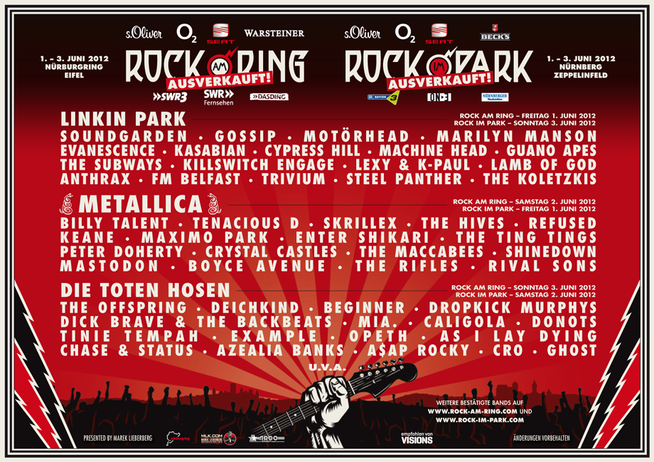 Rock am Ring 2012 at Nürburgring (Nürburg) on 1 Jun 2012 — Last.fm