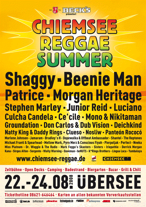 Chiemsee Reggae Summer 2008 at Chiemsee (Übersee) on 22